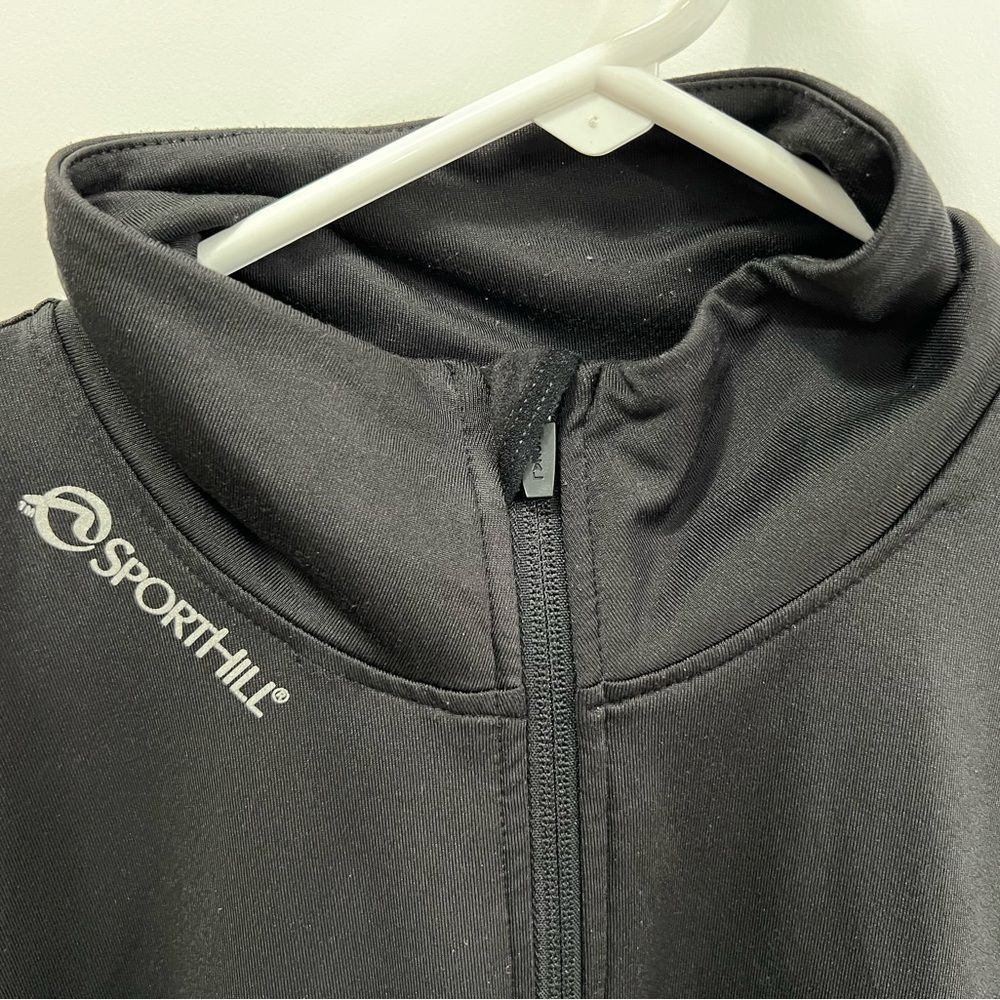 Sport Hill Full-Zip Black Jacket Size M - Picture 4 of 7